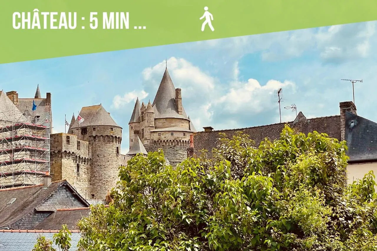 Joli Studio A Deux Pas Du Chateau Et Du Centre Vitré Francia